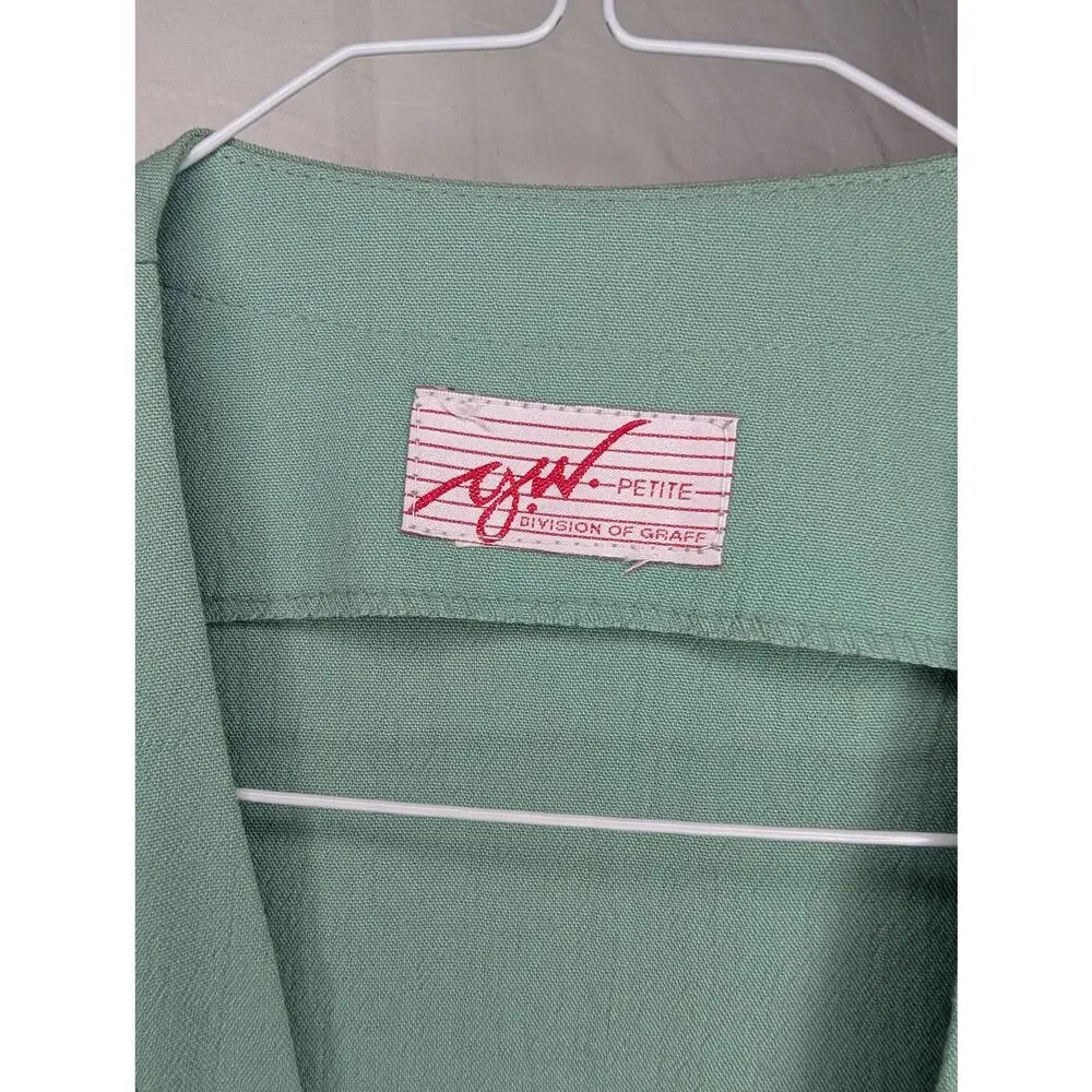 Vintage mint top and blazer